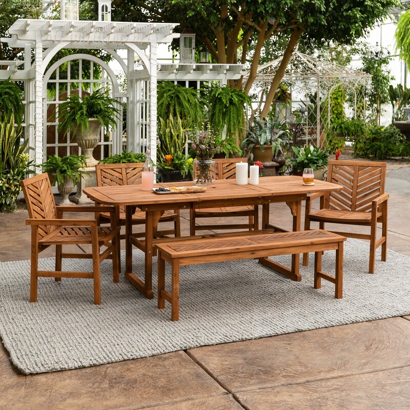 Outdoor Dining Chairs And Benches - Halden Outdoor Dining Table Benches